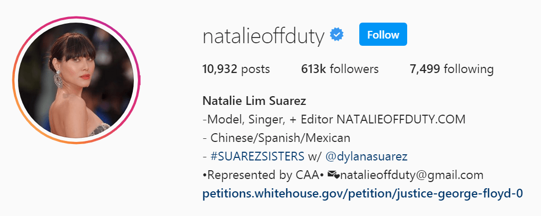 Top NYC Influencer - Natalie Lim Suarez