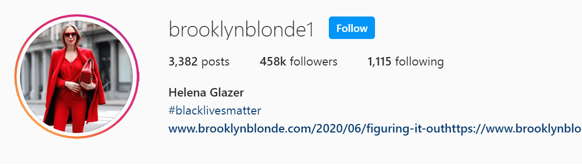 Top NYC Influencer - Helena Glazer