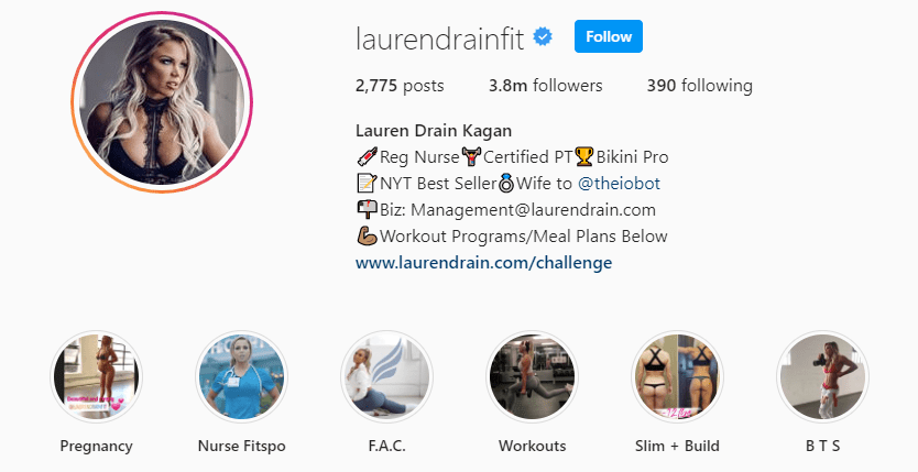 Top Fitness Influencer - Lauren