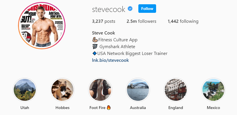 Top Fitness Influencer - Steve Cook