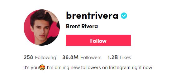 13. Brent Rivera famous tiktokers