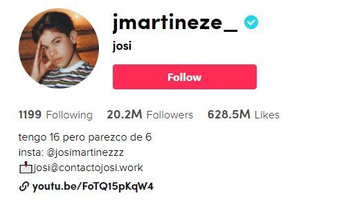 19. Josi Top TikTok Influencers, TikTok Stars, and Tiktokers