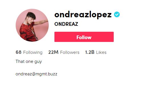 48 Ondreaz Lopez Top TikTok Influencers, TikTok Stars, and Tiktokers