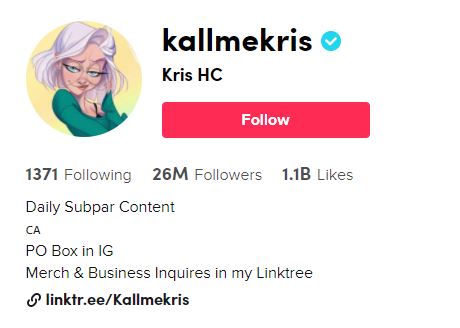 Kallmecris Top TikTok Influencers, TikTok Stars, and Tiktokers