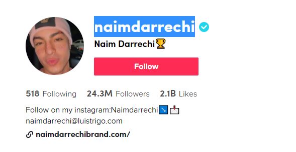 Naim Top TikTok Influencers, TikTok Stars, and Tiktokers