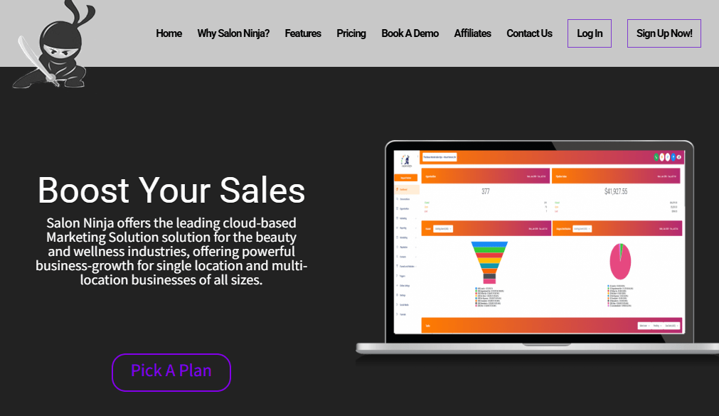 SALON NINJA Beauty Salon Marketing Companies